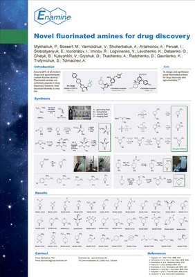 Novel fluorinated amines for drug discovery