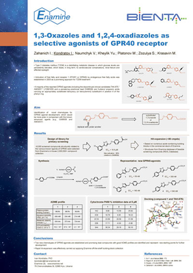 1,3-Oxazoles and 1,2,4-oxadiazoles as selective agonists of GPR40 receptor