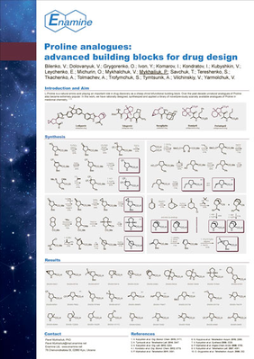 Proline analogues: advanced building blocks for drug design